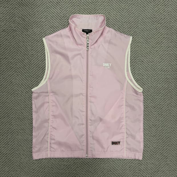 Dkny y2k 핑크 베스트 v1018