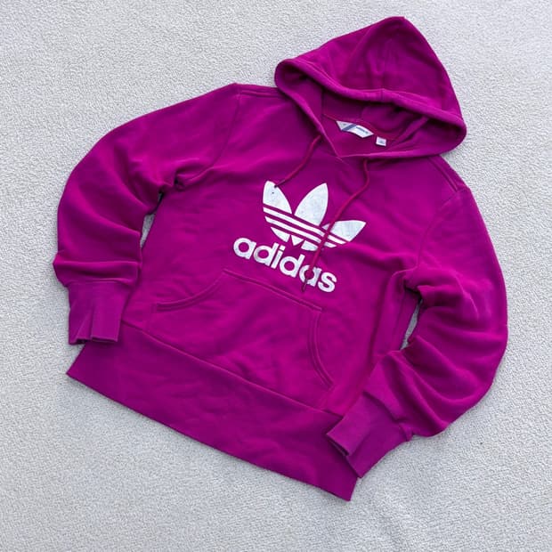 95 아디다스 트레포일 로고 후드 0421E