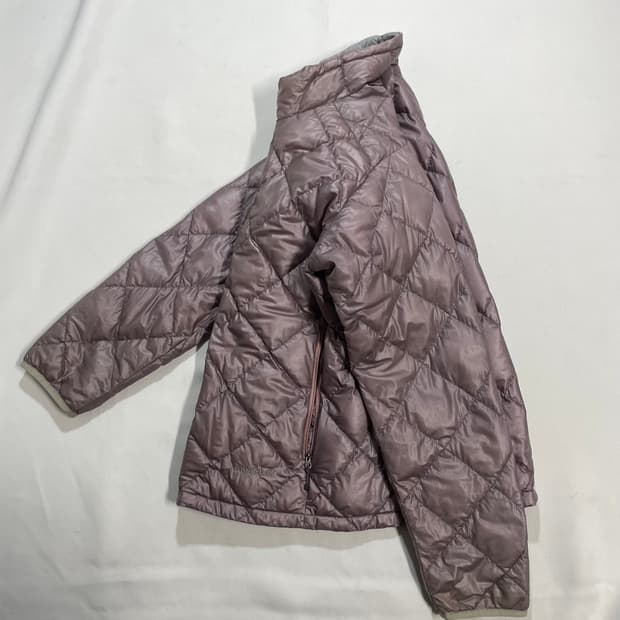 몽벨 재팬 다이아몬드 퀼팅 구스다운 경량패딩