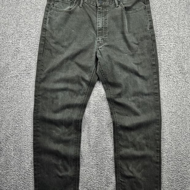 리바이스 541 블랙 진 데님 팬츠 ( 38X32 ) / 11543