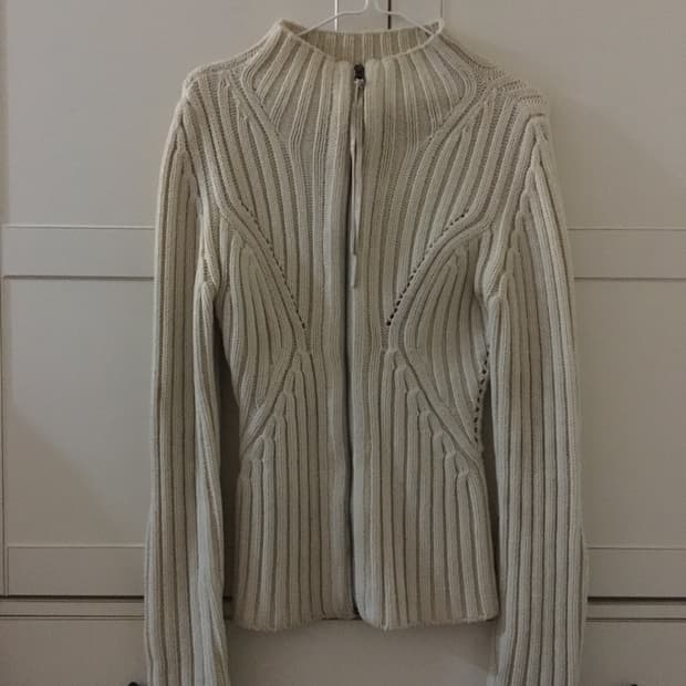 빈티지 니트 집업