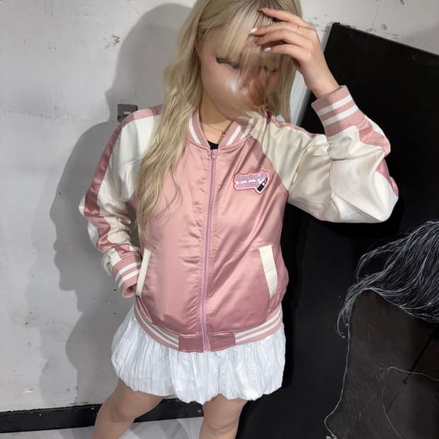 Jpn 일본 빈티지 립스틱 딸기우유 핑크 스카잔 