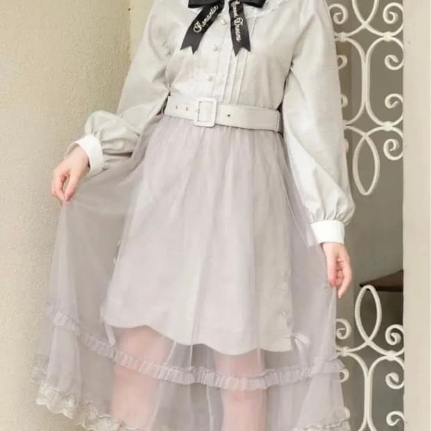 리즈리사 그레이 원피스