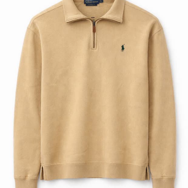 폴로 랄프로렌 니트 하프 집업 L