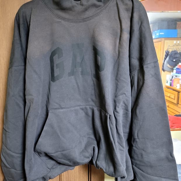 이지 갭 엔지니어드 바이 발렌시아가 도브 후드 블랙 xl