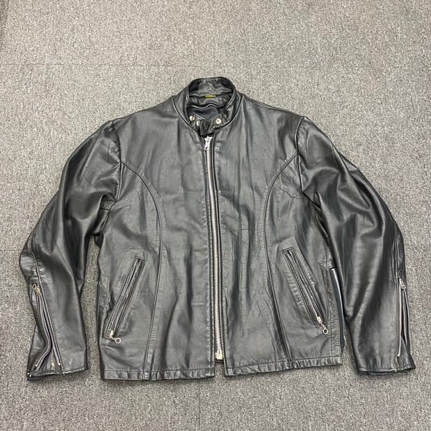 90s usa 레더자켓