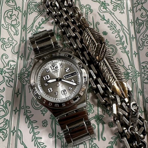 스와치 아이러니 빈티지 시계 워치 1999