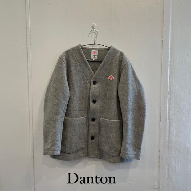 단톤 노카라 울 자켓