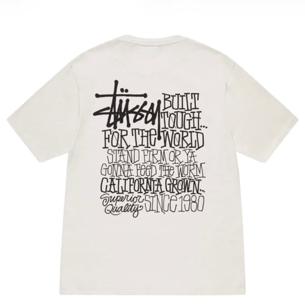 L사이즈) {판매&교환} Stussy 캘리포니아 그로운 피그먼트 반팔