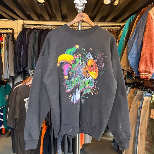 00s 유니버셜스튜디오 페인팅 스웻셔츠 2001