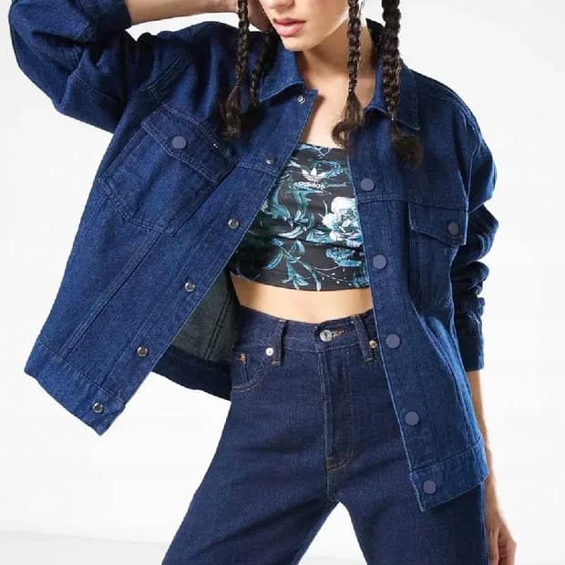아디다스 x 크세니아 데님 자켓
