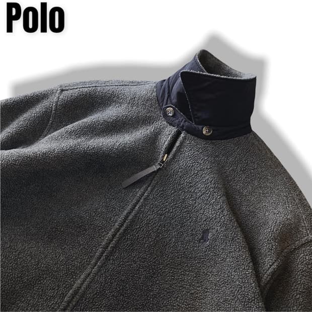 폴로 후리스 스윙탑자켓