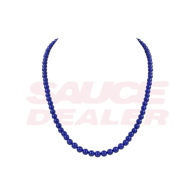 [SAUCE] 라피스라줄리 6.3mm 천연원석 비즈 목걸이