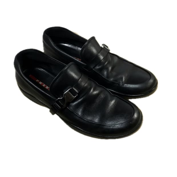 프라다스포츠 아카이브 버클 가죽 로퍼(ps1187)