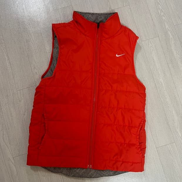 나이키 패딩베스트 레드 여성 L사이즈