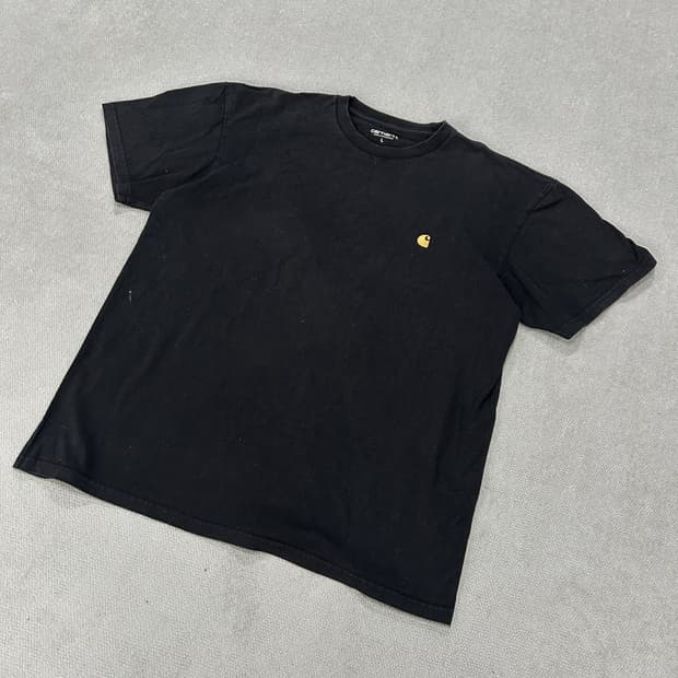 칼하트 블랙 반팔 티셔츠 L
