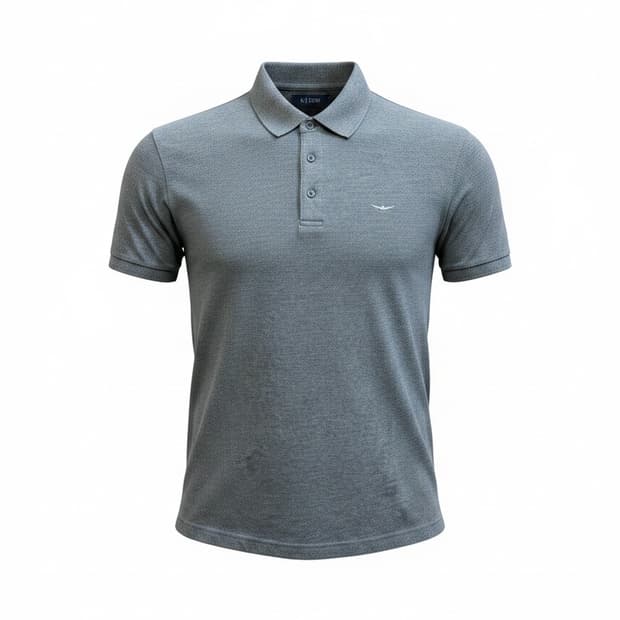 아르마니 진스 이글 자수 PK 반팔 티셔츠