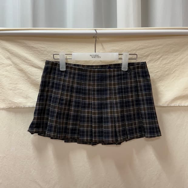 브랜디멜빌 체크 울스커트