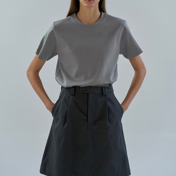 낫띵리튼 2T classic mini skirt ink컬러 스몰 새상품