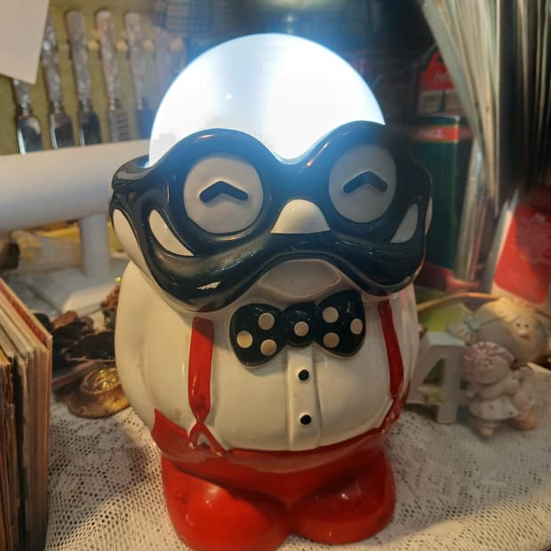 80s빈티지 도자기 탁상  조명