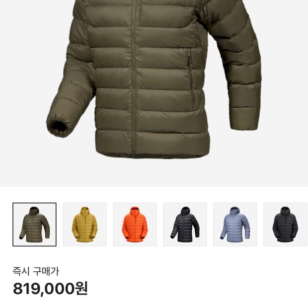 아크테릭스 토륨 후디 타츠 