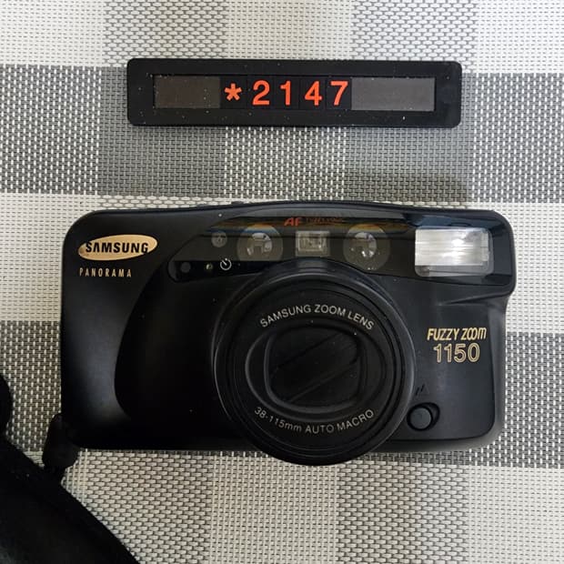 삼성 퍼지줌 1150 파노라마 필름카메라 파우치포함