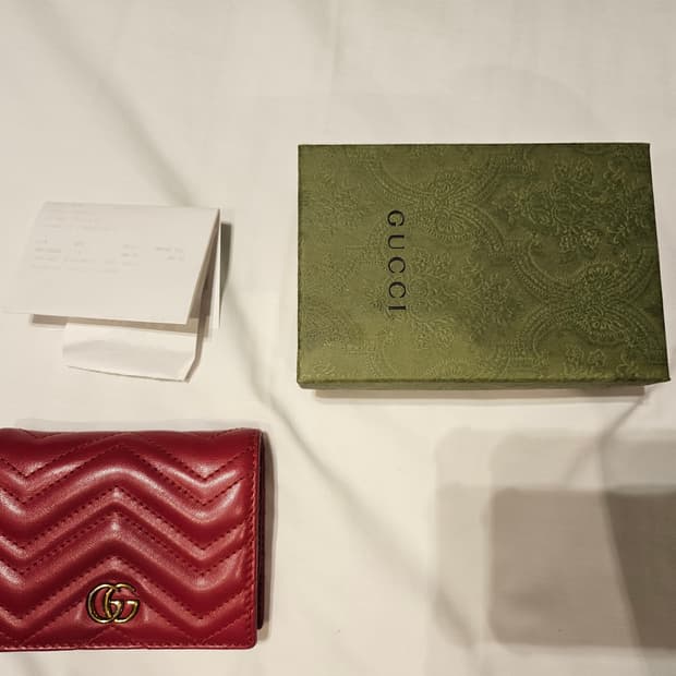 구찌 반지갑 레드