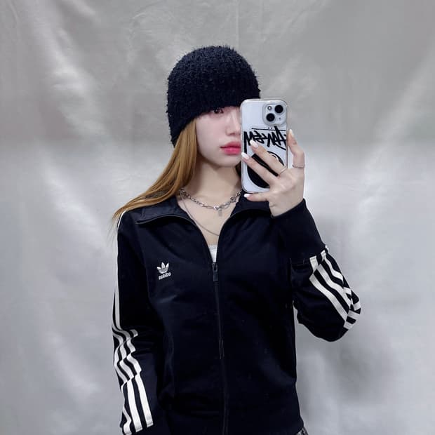 아디다스 블랙 유로파 트랙탑 