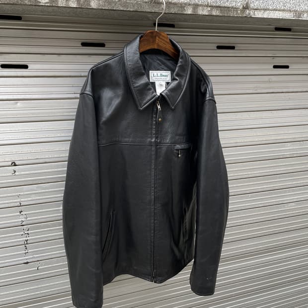 USA)80-90s L.L. Bean Goat Skin Leather