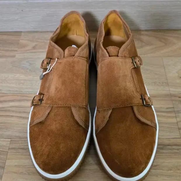 육스(YOOKS) 남성 스웨이드 스니커즈