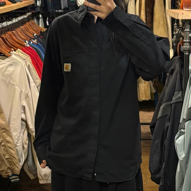 [HI] Carhartt 칼하트 긴팔셔츠 블랙