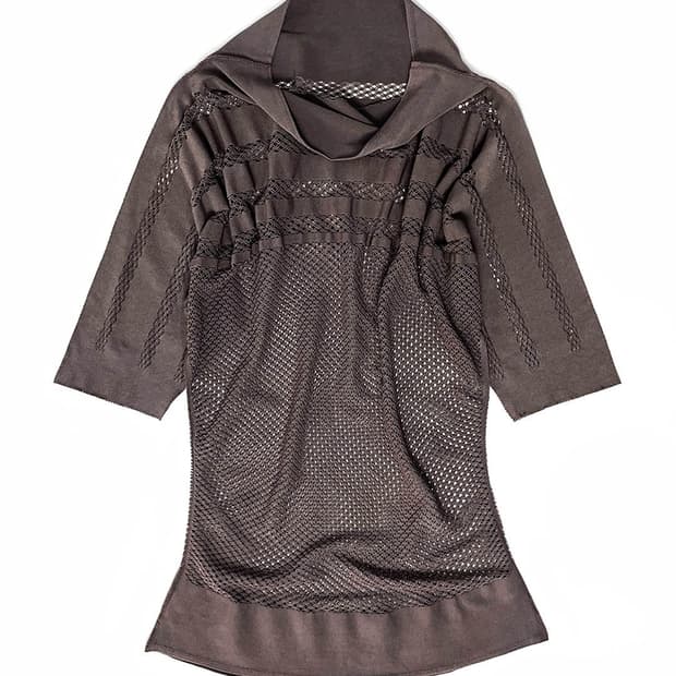 Issey Miyake APOC 메시 니팅 티셔츠