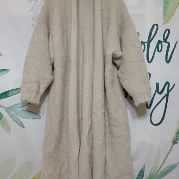 헤이리 보송니트 롱가디건 xl