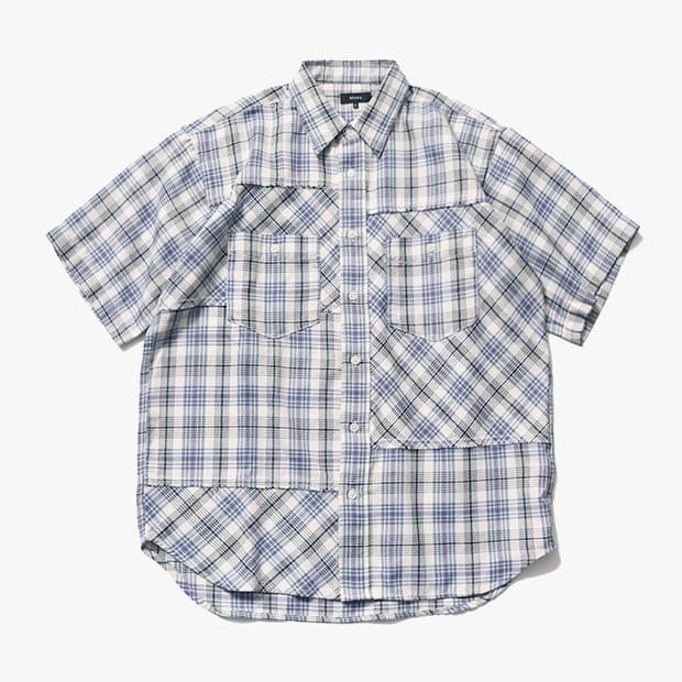 BEAMS - 24SS BIAS CHECK SHIRT