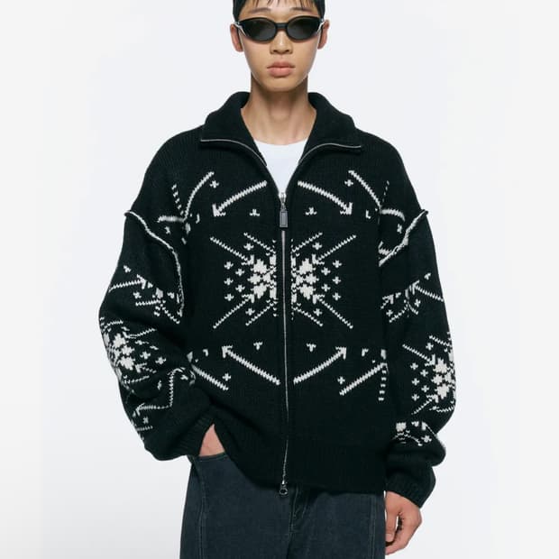 인사일런스 니트 아우터 L사이즈