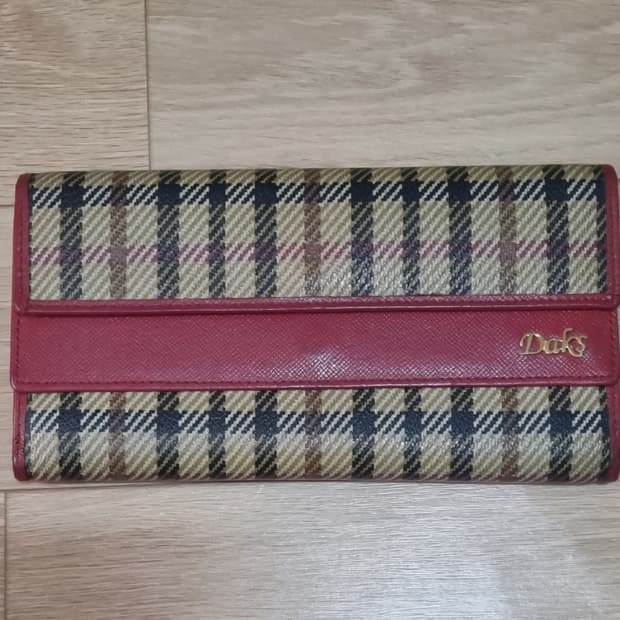 닥스 Daks 체크 장지갑