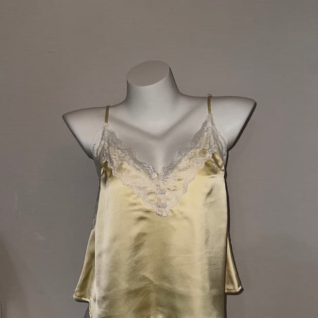 크림레몬 빈티지 레이스 페어리코어 슬리브리스