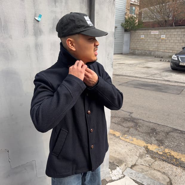 Beams heart wool coat