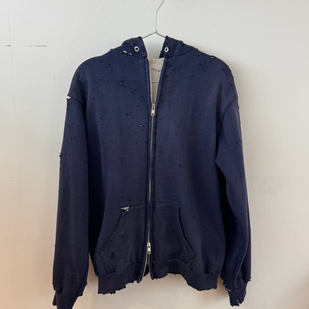 70‘s thermal lined hoodie zip parka