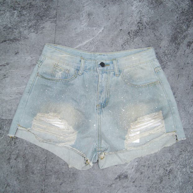 YIXIANMEI Short Denim