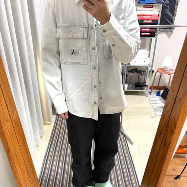 캘빈클라인 데님 자켓