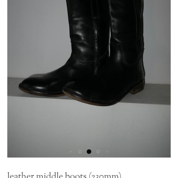 빈티지낙원 미들 부츠 36