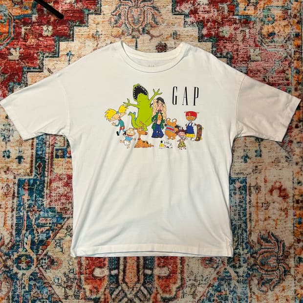 [M] 갭 GAP 니켈로디언 카툰 반팔 티셔츠