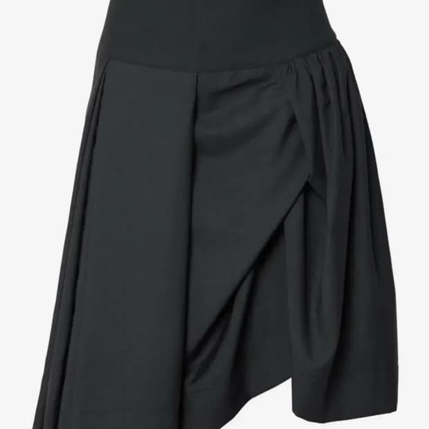 플레어업 드레이프 스커트 Draped Midi Skirt