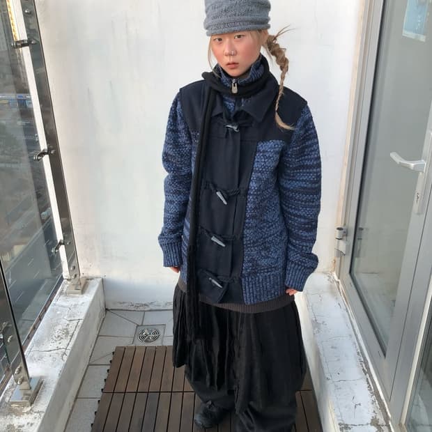 차일드매거진 데시구알 니트 토글 코트 가디건