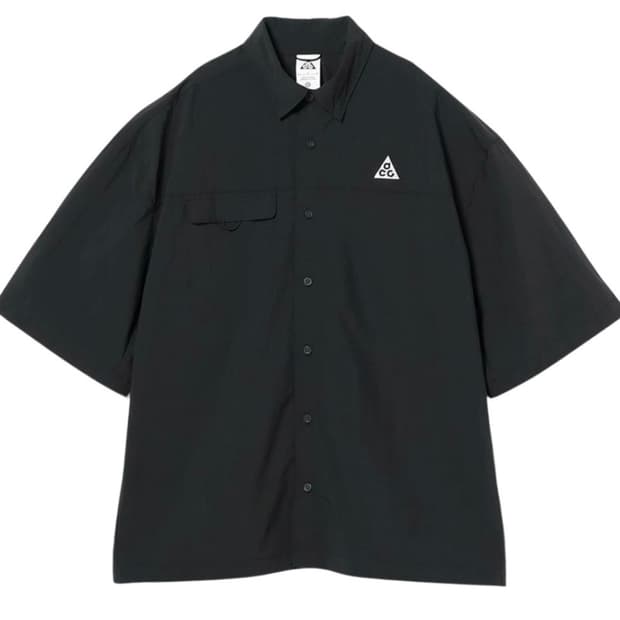 나이키 ACG 오브 위버 UV 리펠 숏슬리브 셔츠 블랙 XL