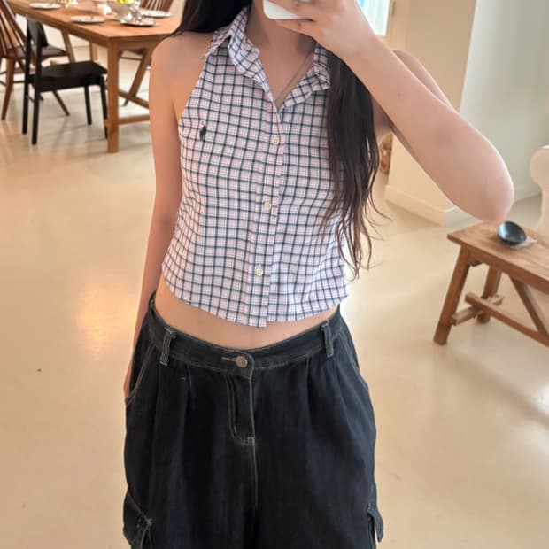 Polo Custom Halter Shirt