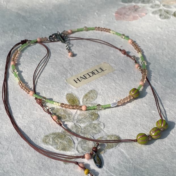 Dusk berry Set necklace set