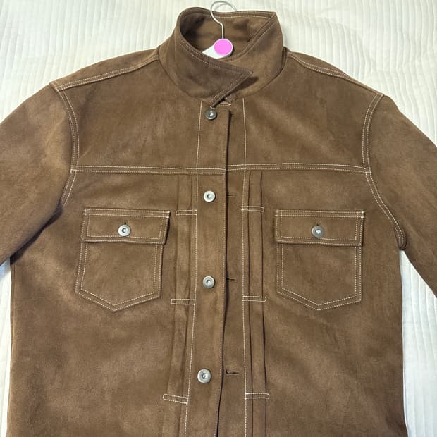 “OWN 스웨이드 자켓 새상품급 / 미착용 / 가을 자켓”