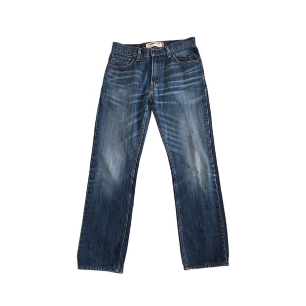 Levi's 리바이스 505 빈티지 스트레이트 워싱 데님